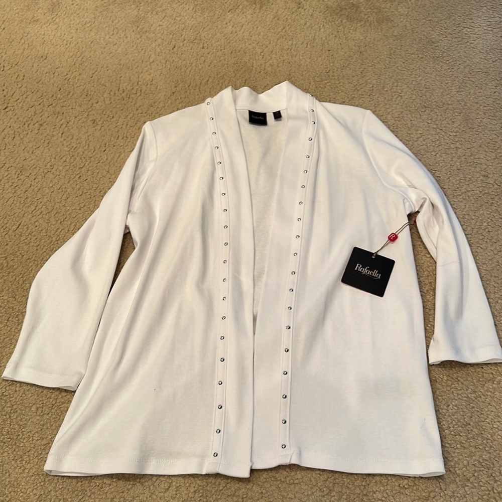 Rafaella White Cardigan